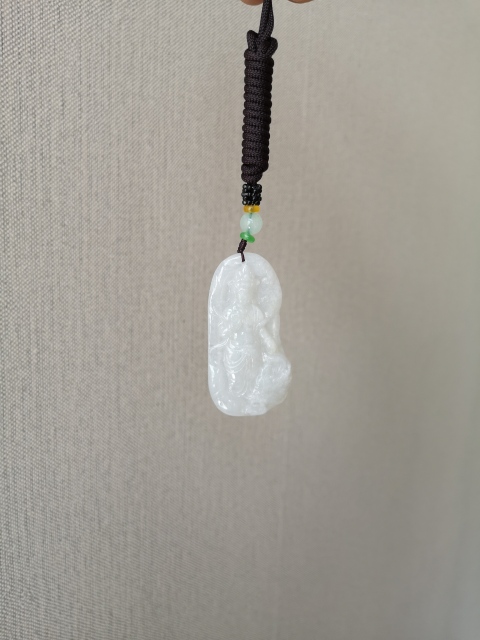 古玩玉器翡翠觀音拍賣,當前價格750元