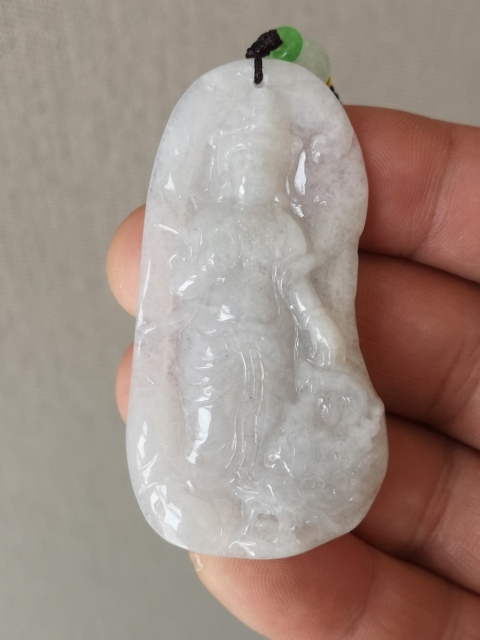 古玩玉器翡翠觀音拍賣,當前價格750元