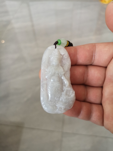 古玩玉器翡翠觀音拍賣,當前價格750元