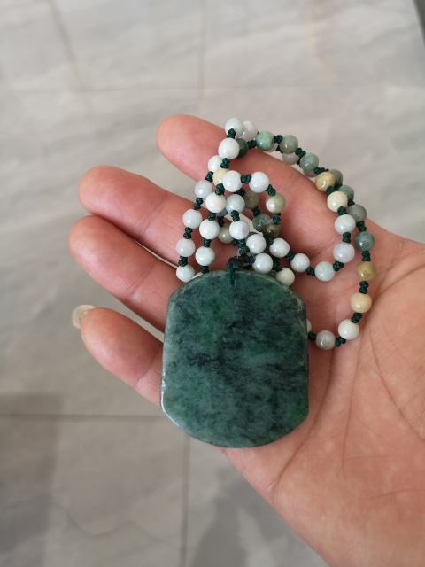 古玩玉器翡翠山水牌拍賣,當前價格680元
