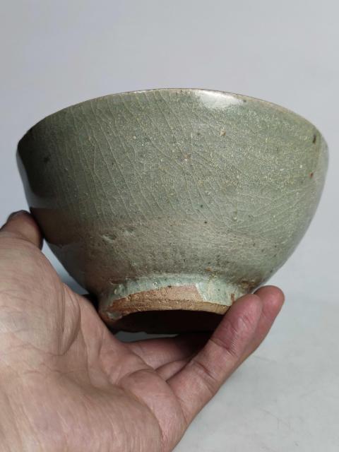 古玩陶瓷元末明初龍泉窯青釉碗拍賣，當前價格999元