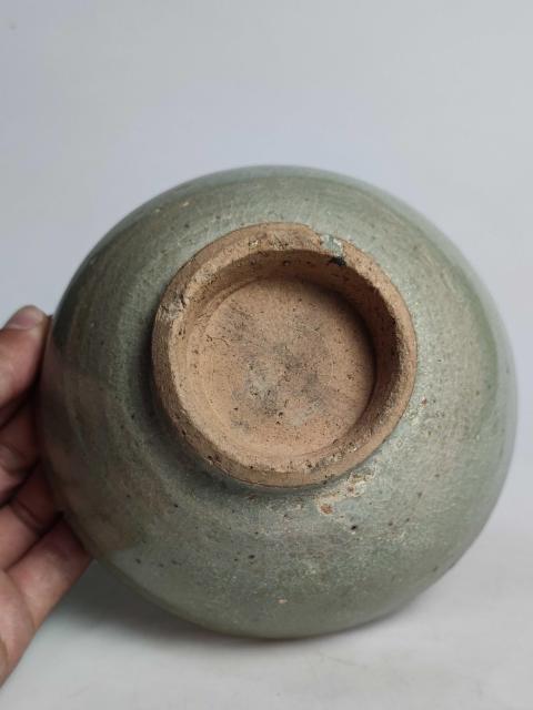 古玩陶瓷元末明初龍泉窯青釉碗拍賣，當前價格999元