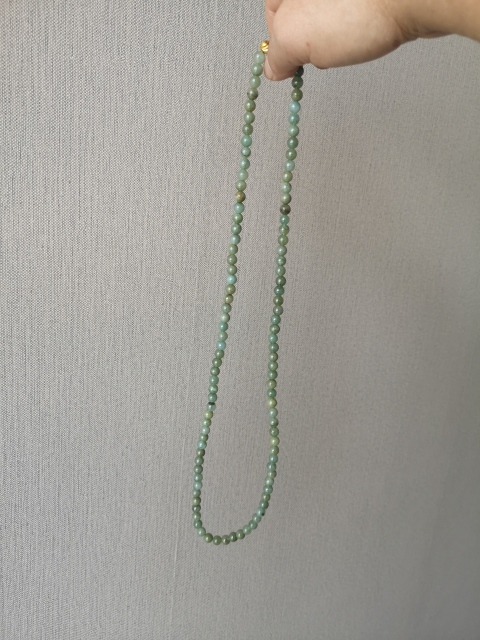 古玩玉器翡翠項鏈拍賣,當前價格450元