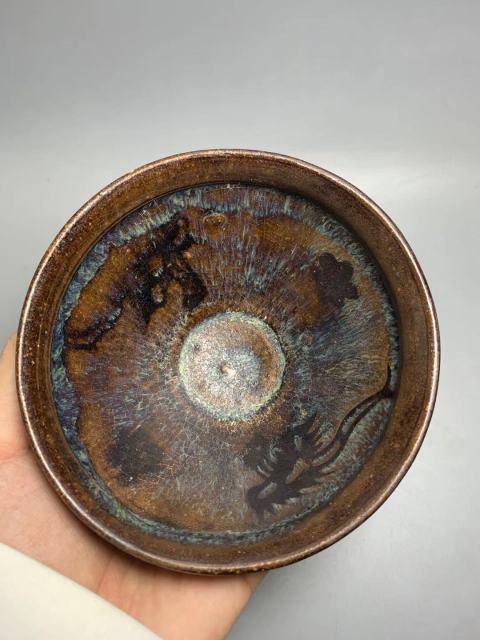 古玩陶瓷吉州窯鳳紋盞拍賣,當(dāng)前價格6000元