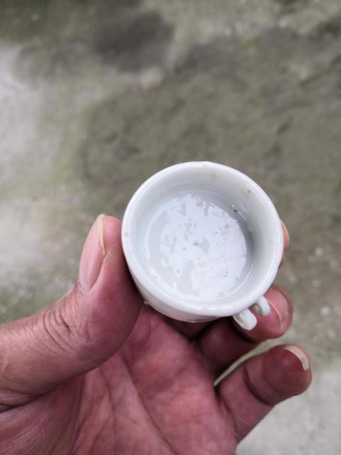 古玩陶瓷白釉鳥食罐拍賣，當前價格350元