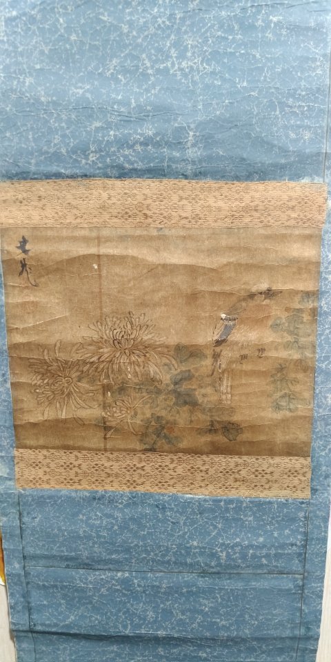 古玩字畫清代谷文晁花鳥圖拍賣，當(dāng)前價格1880元