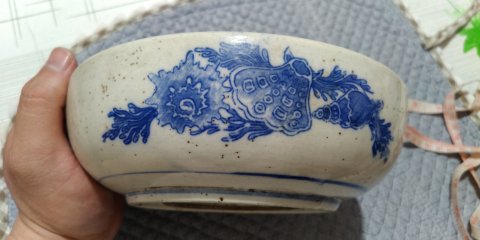 古玩陶瓷雙魚羅漢碗拍賣,當前價格950元