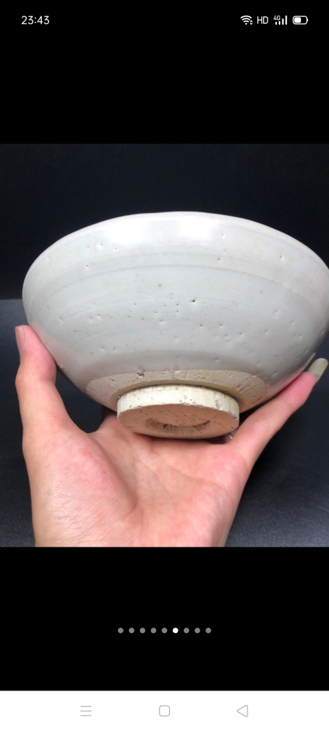 古玩陶瓷【精品】元代卵白釉碗可以和均瓷媲美【已經平臺保真,有保真卡】拍賣,當前價格1999元