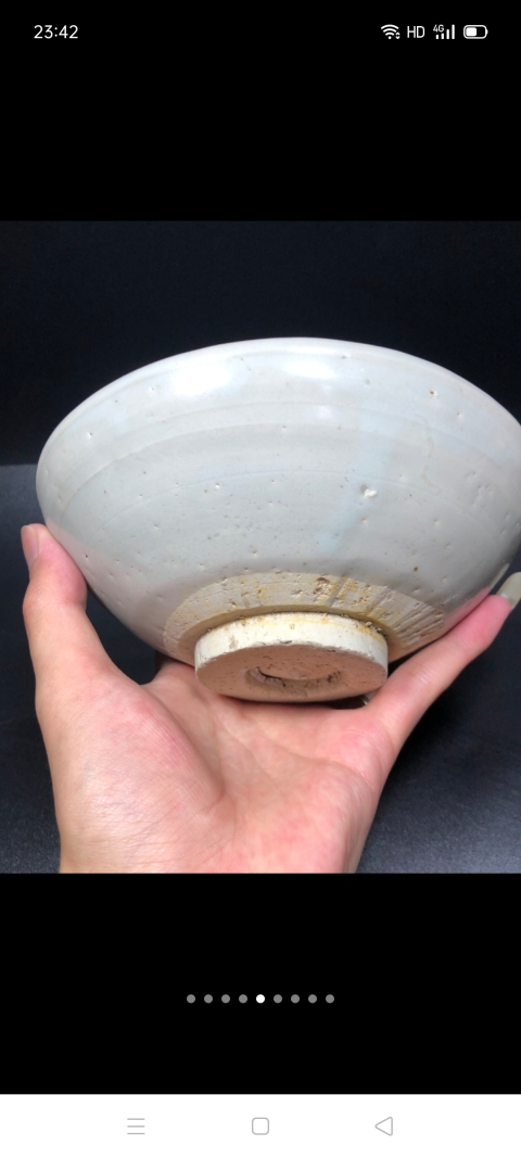 古玩陶瓷【精品】元代卵白釉碗可以和均瓷媲美【已經平臺保真,有保真卡】拍賣,當前價格1999元