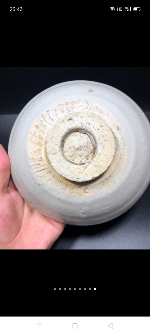 古玩陶瓷【精品】元代卵白釉碗可以和均瓷媲美【已經平臺保真,有保真卡】拍賣,當前價格1999元