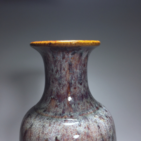 古玩陶瓷民國·窯變釉豇豆紅賞瓶拍賣，當前價格2999元