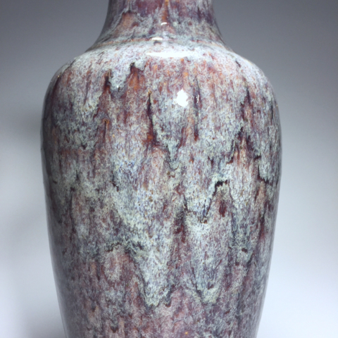 古玩陶瓷民國·窯變釉豇豆紅賞瓶拍賣，當前價格2999元