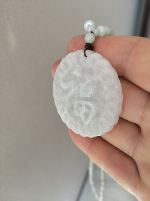 古玩玉器翡翠福字牌拍賣,當前價格580元