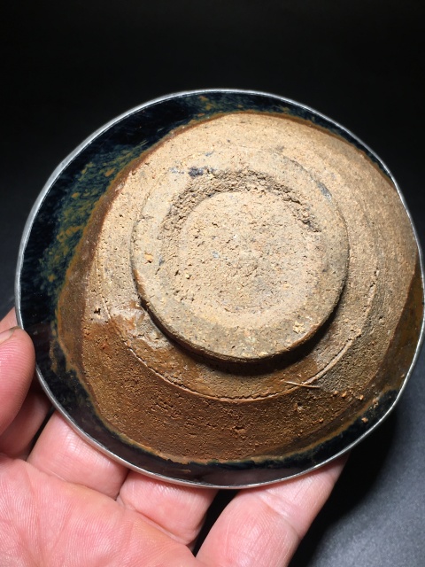 古玩陶瓷【精品】宋代建窯藍兔毫盞拍賣，當前價格1999元