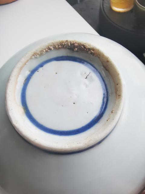 古玩陶瓷明晚期青花堂名款碗（雨香齋）拍賣，當前價格1999元