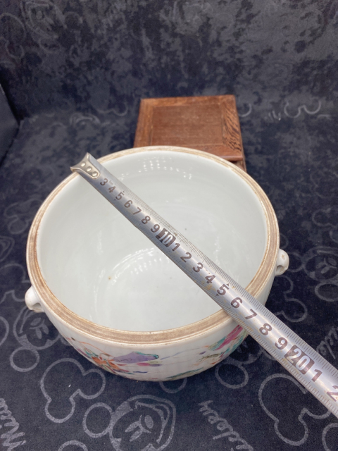 古玩陶瓷粉彩郭子儀祝壽瓜棱大罐拍賣，當前價格2000元