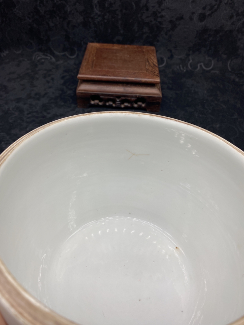 古玩陶瓷粉彩郭子儀祝壽瓜棱大罐拍賣，當前價格2000元