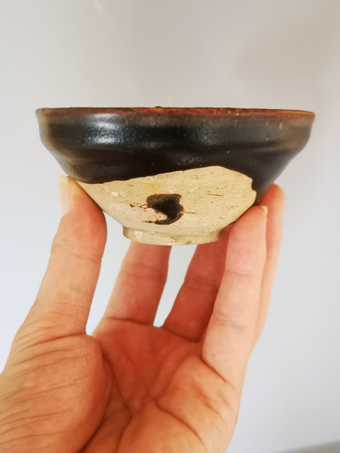 古玩陶瓷宋代·建窯系黑釉束口斗笠盞（960年至1271年）拍賣，當前價格1999元