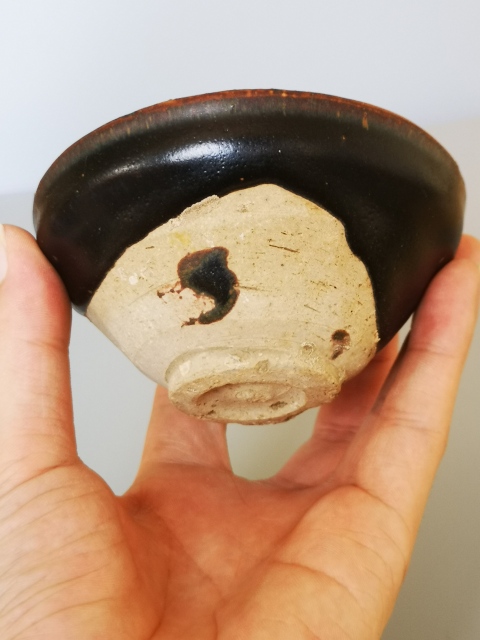 古玩陶瓷宋代·建窯系黑釉束口斗笠盞（960年至1271年）拍賣，當前價格1999元
