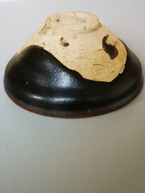 古玩陶瓷宋代·建窯系黑釉束口斗笠盞（960年至1271年）拍賣，當前價格1999元