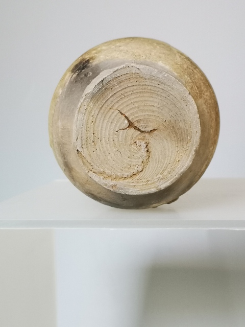 古玩陶瓷精品.元末明初青花螺旋紋撇口瓶拍賣，當前價格998元