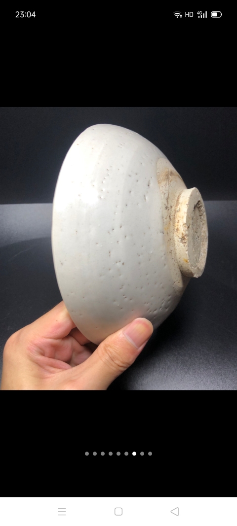 古玩陶瓷【精品】元代卵白釉碗可以和均瓷媲美拍賣,當前價格1999元