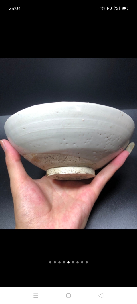 古玩陶瓷【精品】元代卵白釉碗可以和均瓷媲美拍賣,當前價格1999元
