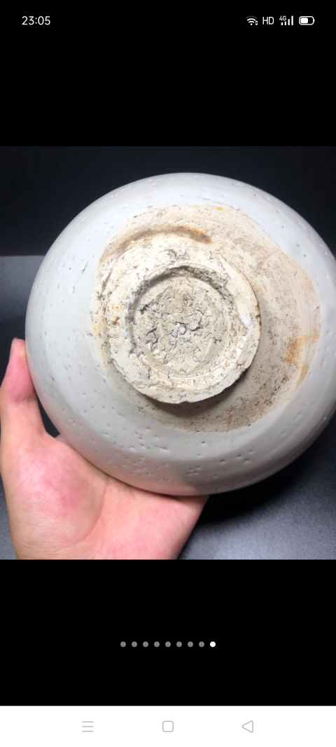 古玩陶瓷【精品】元代卵白釉碗可以和均瓷媲美拍賣,當前價格1999元