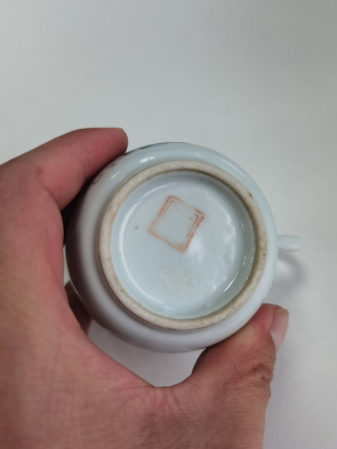 古玩陶瓷3名家仕女紋粉彩執杯拍賣，當前價格1元