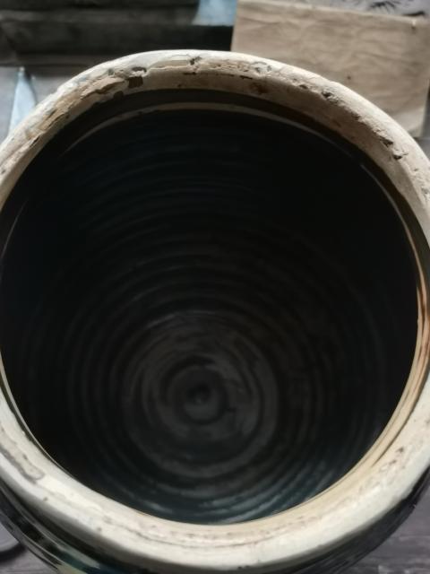 古玩陶瓷磁州窯黑釉宋金罐窯變像鼻子z拍賣，當前價格7999元