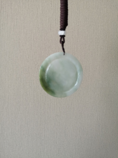 古玩玉器翡翠虎牌掛件拍賣,當前價格220元
