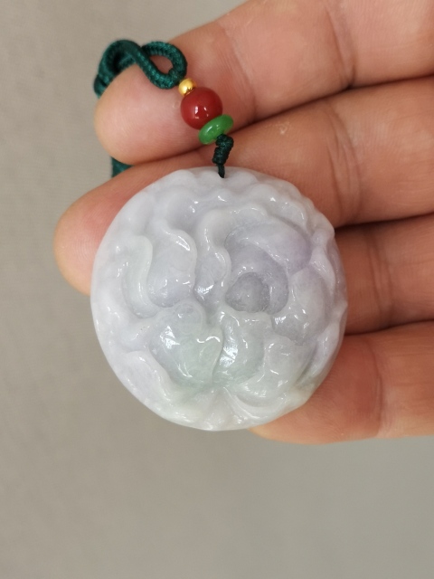 古玩玉器翡翠立體雕花拍賣，當前價格398元
