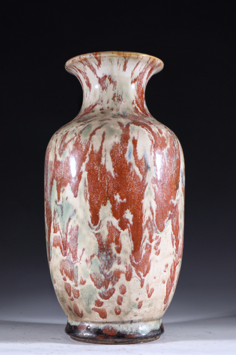 古玩陶瓷創匯?爐鈞釉賞瓶拍賣，當前價格2200元