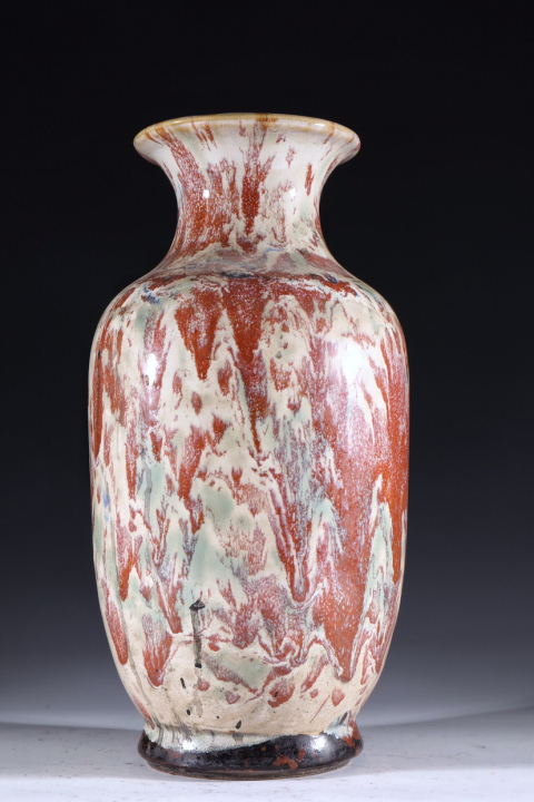 古玩陶瓷創匯?爐鈞釉賞瓶拍賣，當前價格2200元