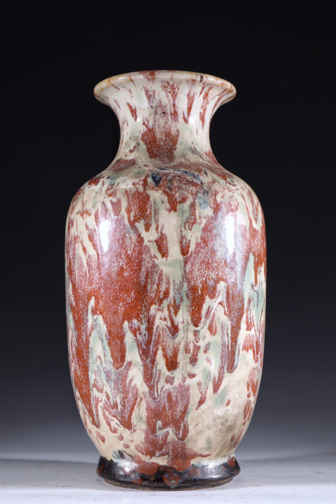 古玩陶瓷創匯?爐鈞釉賞瓶拍賣，當前價格2200元