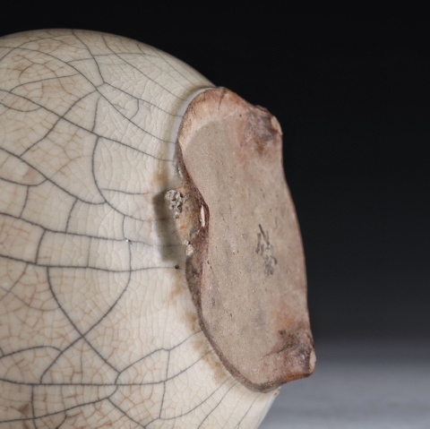 古玩陶瓷晚清-仿官哥釉爐拍賣，當前價格2000元