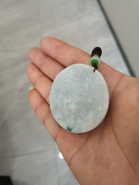 古玩玉器翡翠龍牌拍賣,當前價格1500元