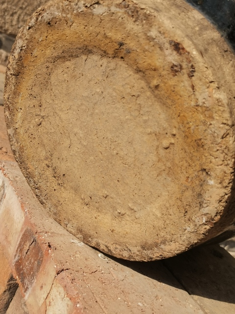 古玩陶瓷磁州窯窯變黑地鐵銹釉罐拍賣,當前價格799元