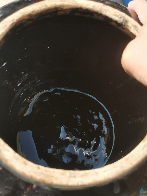 古玩陶瓷磁州窯窯變黑地鐵銹釉罐拍賣,當前價格799元