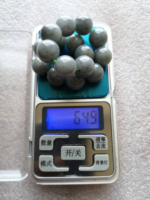 古玩玉器翡翠手串拍賣，當前價格298元