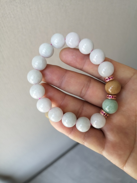 古玩玉器翡翠手串拍賣，當前價格260元