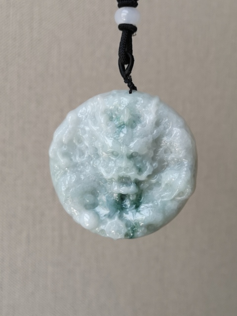 古玩玉器翡翠龍佩拍賣，當前價格450元