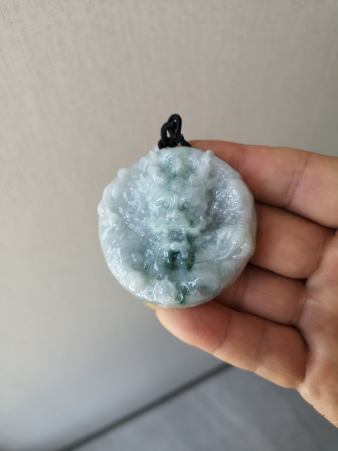 古玩玉器翡翠龍佩拍賣，當前價格450元