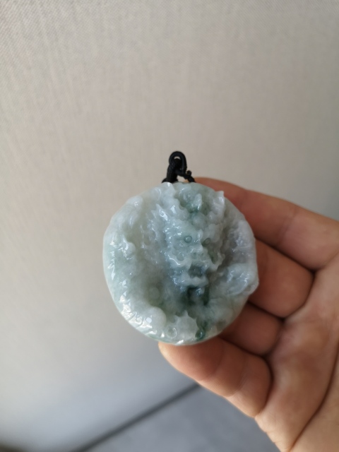 古玩玉器翡翠龍佩拍賣，當前價格450元