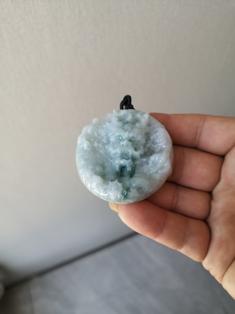 古玩玉器翡翠龍佩拍賣，當前價格450元