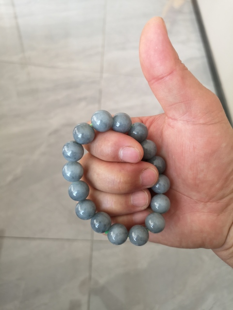 古玩玉器翡翠手串拍賣，當前價格298元