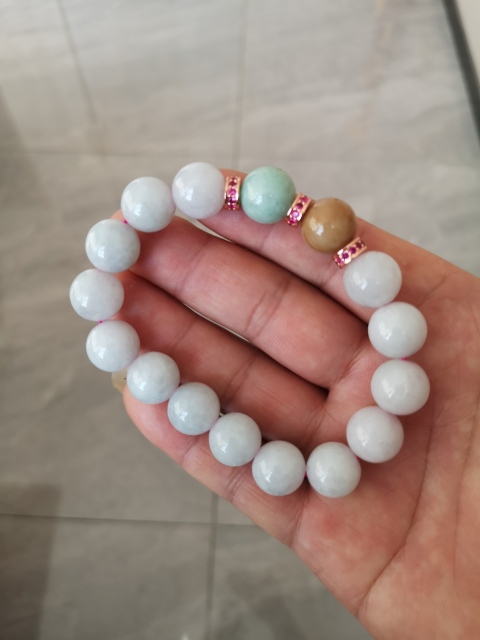 古玩玉器翡翠手串拍賣，當前價格260元