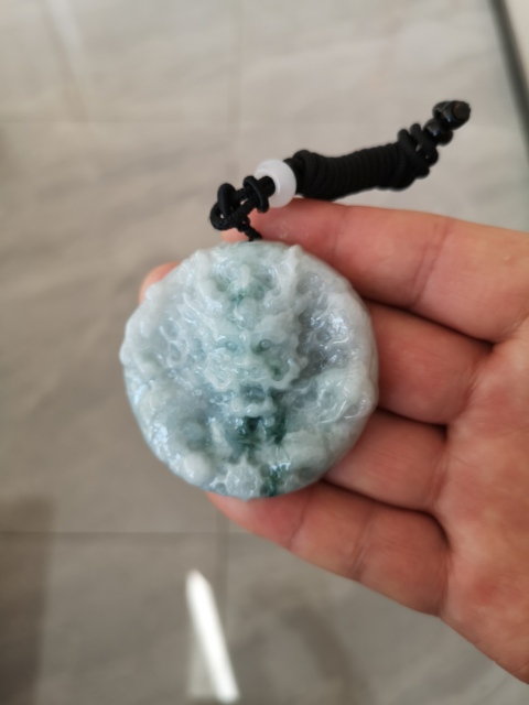 古玩玉器翡翠龍佩拍賣，當前價格450元