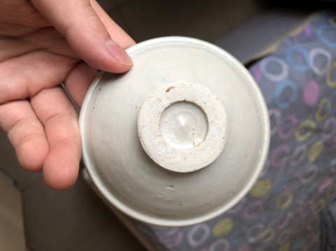 古玩陶瓷玉環(huán)底影清碗拍賣，當(dāng)前價格2999元