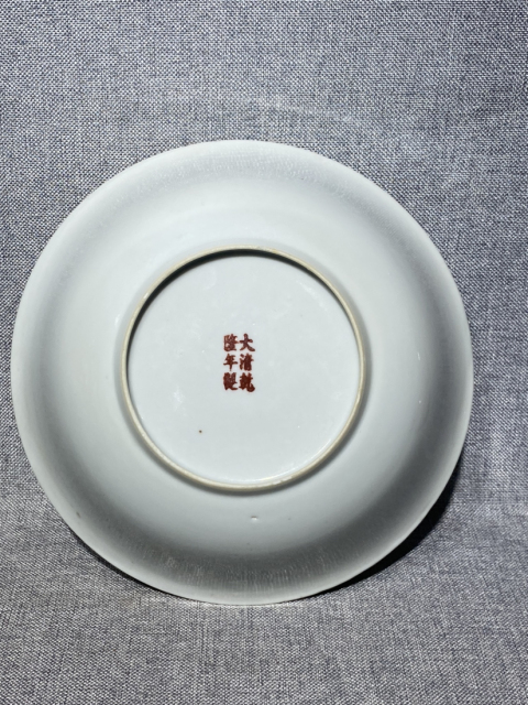 古玩陶瓷清晚期精品百花不落地賞盤拍賣,當(dāng)前價格1999元